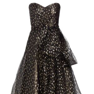 Brand New René Ruiz Strapless Gown with Removable Sleeves & Belt